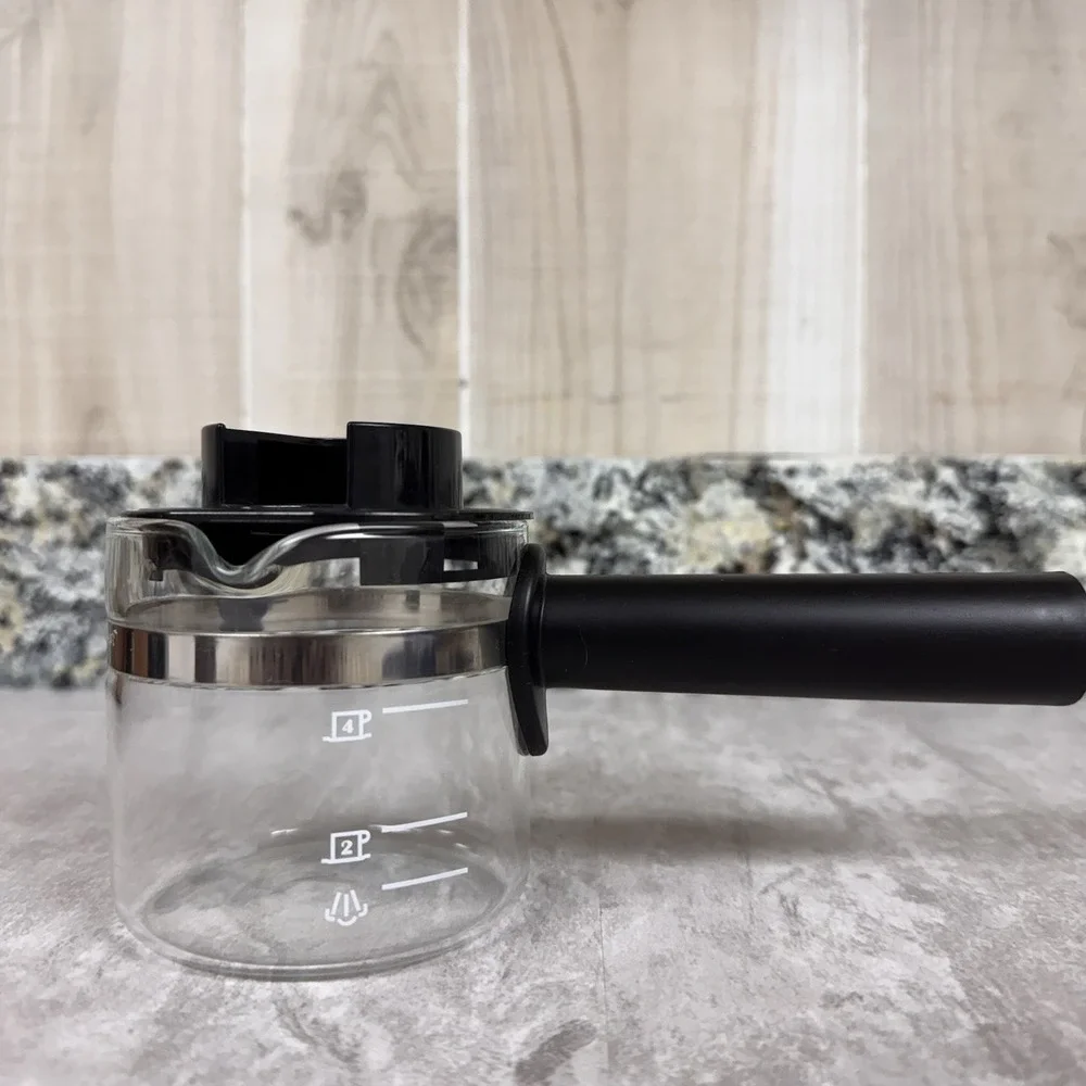 Coffee Espresso Maker (Universal) Glass 4 Cup Carafe w/‎ Lid